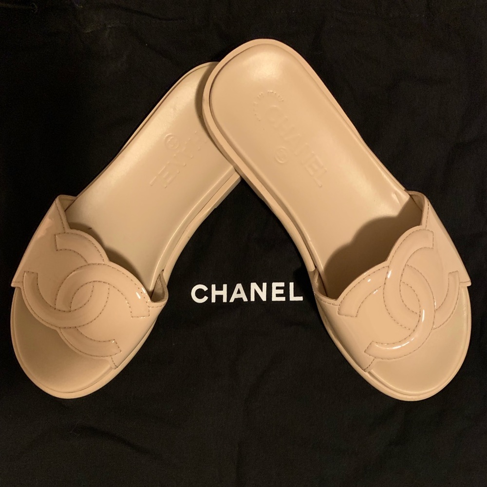Chanel patent slides